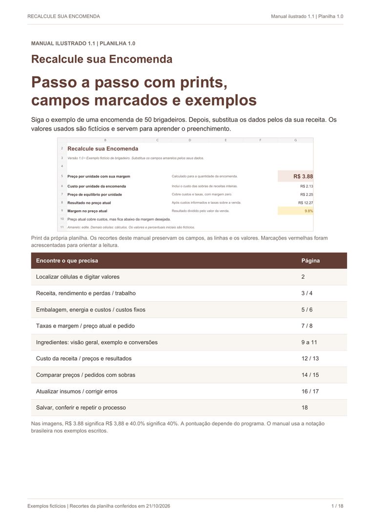 Capa do manual ilustrado